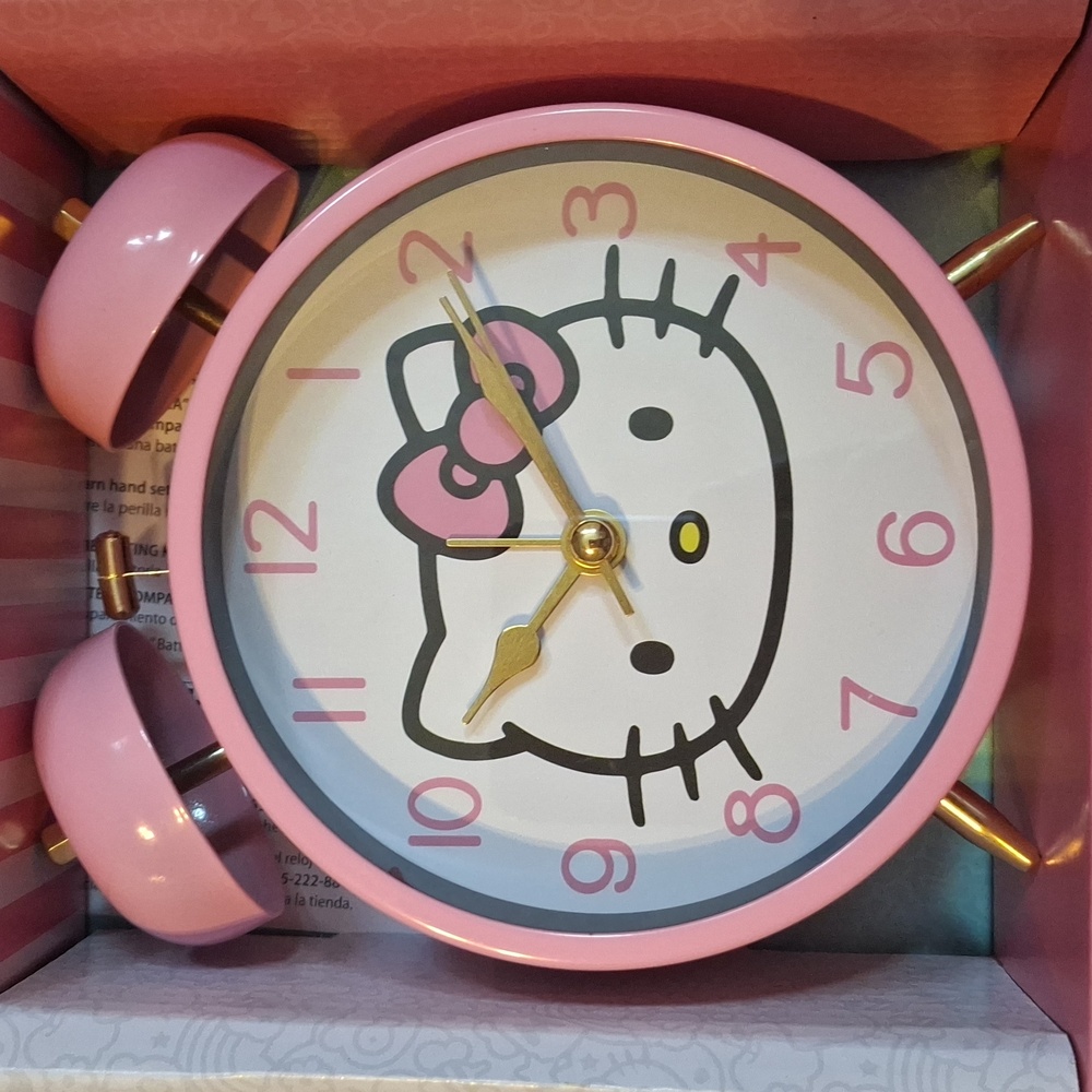 Hello Kitty 2 Bell Alarm Clock - Picture 5 of 5